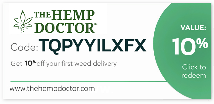 Get 10% off with The Hemp Doctor promo code TQPYYILXFX